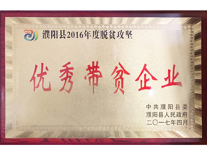 优秀带贫企业