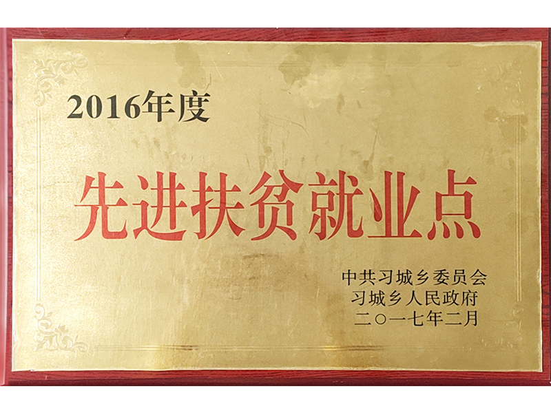 先进扶贫就业点